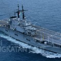 Kapal induk ITS Giuseppe Garibaldi tiba di perairan Indonesia setelah berlayar dari Italia pada 24 Agustus 2026. (Instagram/tni_angkatan_laut)