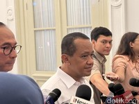 Ketum Partai Golkar Bahlil Lahadalia. (Eva/detikcom)