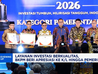Layanan Investasi Berkualitas, BKPM Beri Apresiasi Ke K/L Hingga Pemerintah Daerah