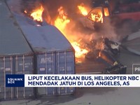 Liput Kecelakaan Bus, Helikopter NBC Mendadak Jatuh di Los Angeles, AS