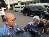 Menteri Investasi dan Hilirisasi/Kepala Badan Koordinasi Penanaman Modal Rosan Perkasa Roeslani di Istana Kepresidenan, Jakarta, Kamis (17/9/2026). (CNBC Indonesia/Emir Yanwardhana)