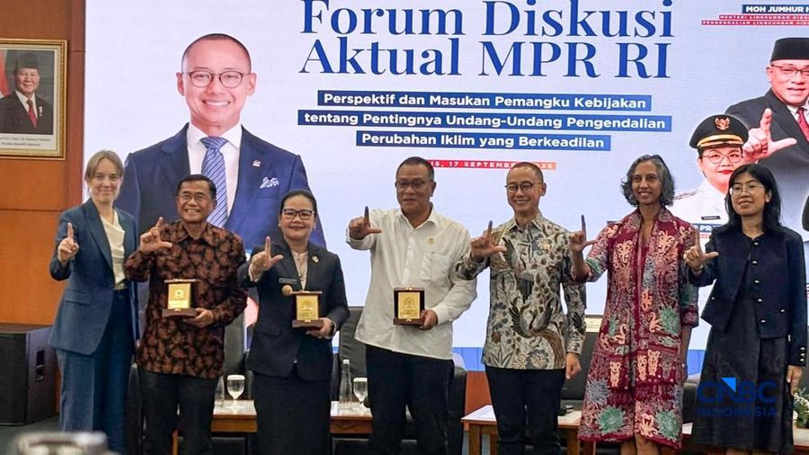 MPR dan Kementerian Lingkungan Hidup mulai bahas RUU Perubahan Iklim. (CNBC Indonesia/Firda Dwi Muliawati)