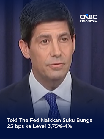 ok! The Fed Naikkan Suku Bunga Acuan 25 Bps Ke Level 3,75%-4%