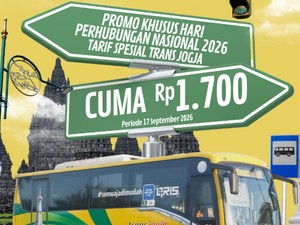 Khusus Hari Ini, Naik Trans Jogja Cuma Bayar Rp 1.700 Dab!
