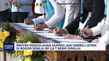 Proyek PSEL di Bogor Senilai Rp 2,8 T Resmi Dimulai