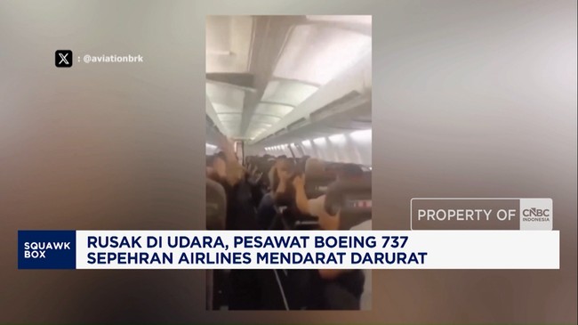 Rusak di Udara, Pesawat Boeing 737 Sepehran Airlines Mendarat Darurat