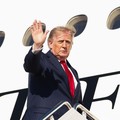 U.S. President Donald Trump boards Air Force One, as he travels to attend a campaign rally supporting Republican U.S. Senate candidate Michael Whatley in North Carolina, at Joint Base Andrews in Maryland, D.C., U.S., September 16, 2026. REUTERS/Kevin