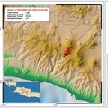 Visual rangkaian gempa di Kabupaten Bandung tanggal 11 Agustus - 17 September 2026 hingga pukul 08:00 WIB. (BMKG)