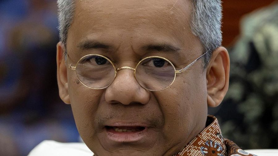 Menteri Keuangan Indonesia Suahasil Nazara menyampaikan pemaparan APBN KiTA di Kementerian Keuangan di Jakarta, 18 September 2026. REUTERS/Willy Kurniawan