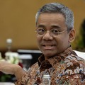 Menteri Keuangan Indonesia Suahasil Nazara menyampaikan pemaparan APBN KiTA di Kementerian Keuangan di Jakarta, 18 September 2026. REUTERS/Willy Kurniawan