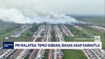 PM Malaysia Temui Gibran, Bahas Asap Karhutla