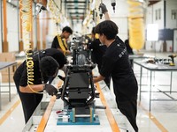 Produksi motor listrik Savart Motors. (Dok: Savart Motors)