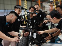 Produksi motor listrik Savart Motors. (Dok: Savart Motors)