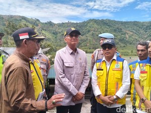 Menteri PU Tinjau Lokasi Longsor Tewaskan 1 Warga di Aceh Tengah