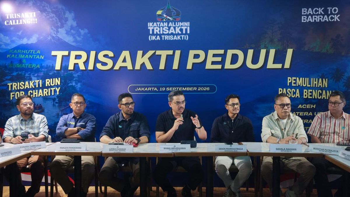 IKA Trisakti Hadirkan Trisakti Peduli untuk Gerakkan Pemulihan Bencana