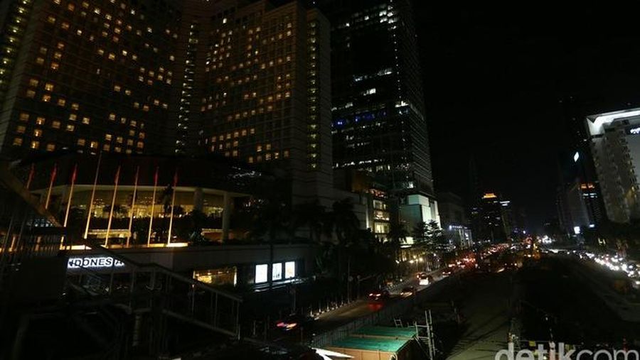 Pemadaman listrik di Jakarta. (Dok. detikcom)