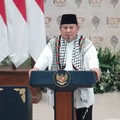 Presiden Prabowo Subianto saat menghadiri Syukuran 100 Tahun Pondok Modern Darussalam Gontor, Sabtu (19/9/2026). (YouTube/Sekretariat Presiden)