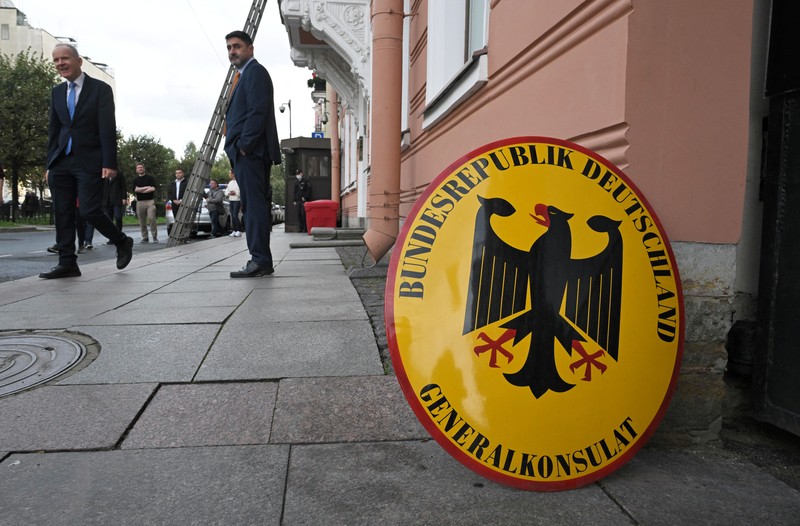 Rusia menutup konsulat Jerman di St. Petersburg. (REUTERS/Andrei Bok)