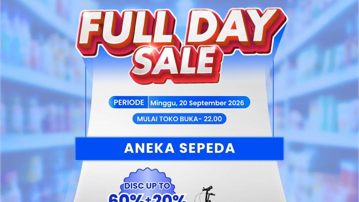 Beli Sepeda Anak di Transmart Full Day Sale Cuma Rp 1 Jutaan