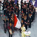 Upacara pembukaan Asian Games Aichi-Nagoya 2026 di Stadion Paloma Mizuho, Nagoya, Jepang, Sabtu (19/9/2026). (REUTERS/Issei Kato)