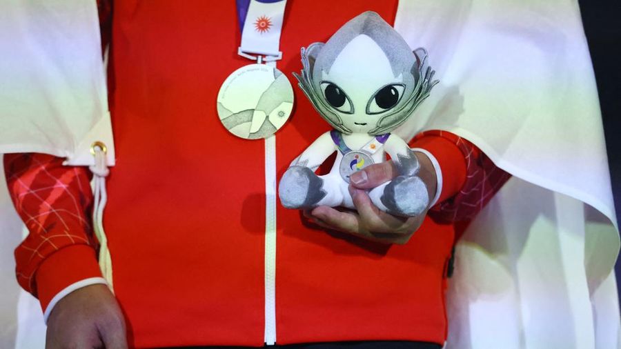 Asian Games Aichi-Nagoya 2026, di Higashi Sports Center, Nagoya, Jepang, 20 September 2026. (REUTERS/Issei Kato)