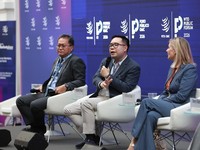 CEO Privy, Marshall Pribadi di Forum WTO, Jenewa, Swiss. (Dok. Privy)