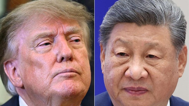 Detik-Detik Xi Jinping dan Trump "4 Mata" di AS, 2 Tangan Kanan Bertemu
