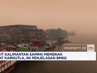 Langit Kalimantan memerah, ini penjelasan BMKG