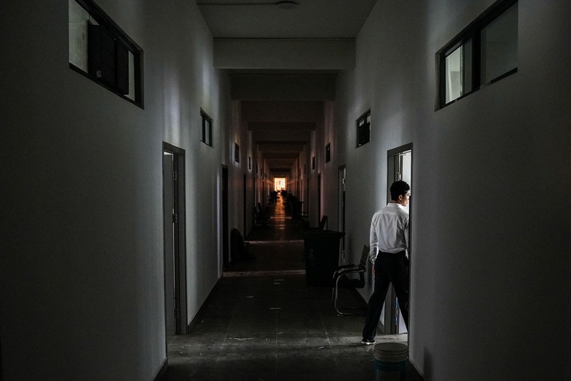 Lokasi Legend Innovation Co., Ltd., juga dikenal sebagai Meun Chey Commercial City atau Legend Park, yang terkait dengan operasi penipuan daring dan pelanggaran kerja paksa, di desa Tbong Wat, komune Krabao, distrik Komchay Mea, provinsi Prey Veng, Kamboja, Senin (21/9/2026). (REUTERS/Soveit Yarn)