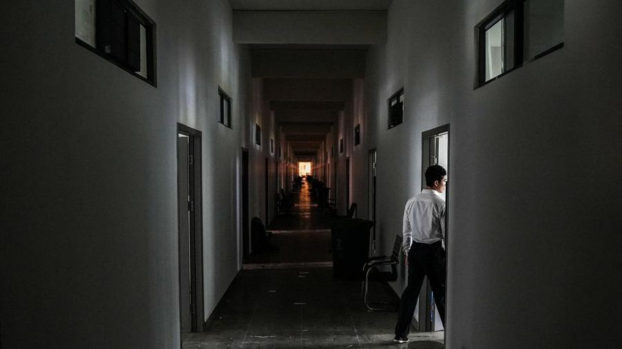 Lokasi Legend Innovation Co., Ltd., juga dikenal sebagai Meun Chey Commercial City atau Legend Park, yang terkait dengan operasi penipuan daring dan pelanggaran kerja paksa, di desa Tbong Wat, komune Krabao, distrik Komchay Mea, provinsi Prey Veng, Kamboja, Senin (21/9/2026). (REUTERS/Soveit Yarn)