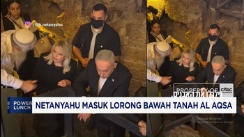 Netanyahu Masuk Lorong Bawah Tanah Al Aqsa