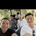 Pemilik Jhonlin Group, Andi Syamsuddin Arsyad dan Pendiri Bayan Resources, Datok Low Tuck Kwong. (Instagram/alwincc)