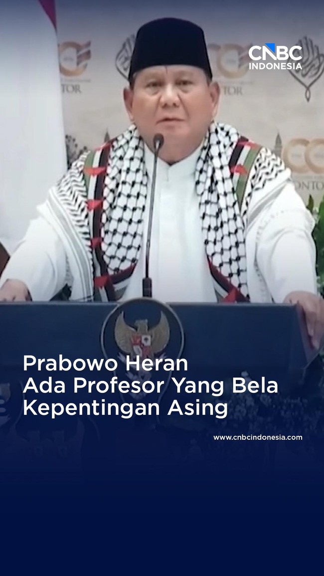 Prabowo Heran Ada Profesor Yang Bela Kepentingan Asing