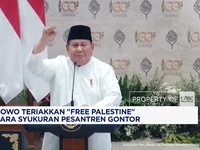 Prabowo Teriakkan "Free Palestine" di Tengah Acara Gontor