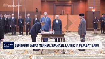 Seminggu Jabat Menkeu, Suahasil Lantik 14 Pejabat Baru