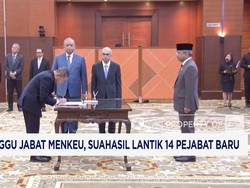 Seminggu Jabat Menkeu, Suahasil Lantik 14 Pejabat Baru