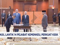 Suahasil Lantik 14 Pejabat Kemenkeu, Perkuat KSSK