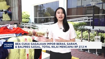 Bea Cukai Gagalkan Impor Beras, Garam, & Balpres, Mencapai Rp 27,3 M