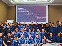 CommiT Indonesia bersama Transvision Hospitality menggelar business gathering di The Trans Luxury Hotel Bandung, Jumat (18/9/2026). Acara tersebut mengusung tema "Connect, Collaborate, Grow Together". (Dok. Transvision)