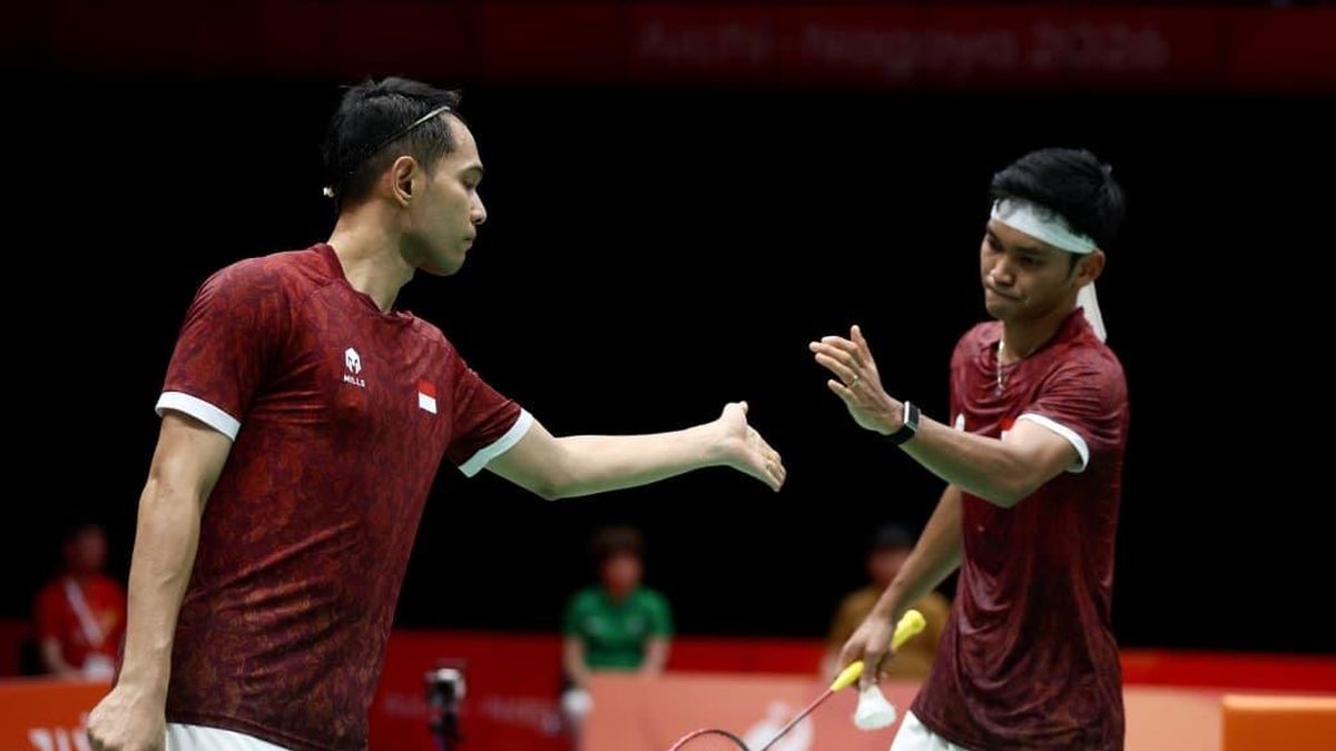 Ilustrasi berita Olahraga: Hasil Asian Games 2026: Fajar/Fikri Kandas di Semifinal, Raih Perunggu