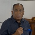 Kepala Dinas Pertanian Kabupaten Jayawijaya Hendri Teteelpta saat ditemui di Kantor Pusat Kementan, Jakarta, Selasa (22/9/2026). (CNBC Indonesia/Martyasari Rizky)