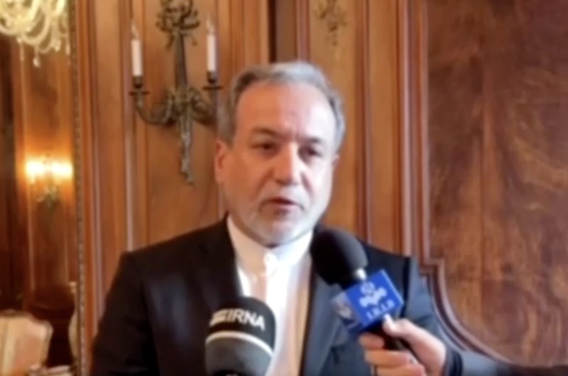 Menteri Luar Negeri Iran Abbas Araqchi tiba untuk menghadiri Sidang Majelis Umum PBB ke-81 di New York City, AS, dari gambar yang dirilis Selasa (22/9/2026). (Araqchi Telegram Channel/Handout via REUTERS)