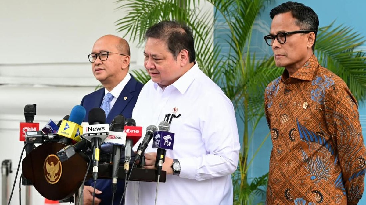 Didorong Kurs Nyaris Rp18.000, Airlangga Desak Ekspor Melonjak