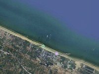 Teluk Pantai Perkampungan Romben. (Dok. Google Maps)