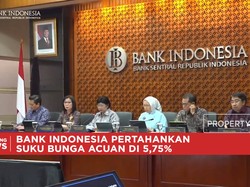 BI Putuskan Tahan Suku Bunga Acuan di 5,75%