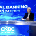 Direktur Teknologi Informasi dan Operasi PT Bank KB Indonesia Tbk, Yungki Prabowo dalam CNBC Indonesia Digital Banking Forum di Jakarta, Senin (21/9/2026). (CNBC Indonesia TV)