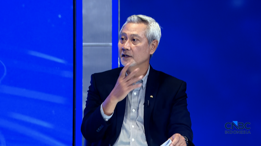Direktur Teknologi Informasi dan Operasi PT Bank KB Indonesia Tbk, Yungki Prabowo dalam CNBC Indonesia Digital Banking Forum di Jakarta, Senin (21/9/2026). (CNBC Indonesia TV)