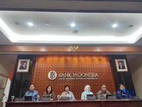 Gubernur Bank Indonesia, Destry Damayanti saat menyampaikan Hasil Rapat Dewan Gubernur Bulan September 2026 di Gedung Bank Indonesia, Jakarta, Rabu (23/9/2026). (CNBC Indonesia/Muhammad Sabki)