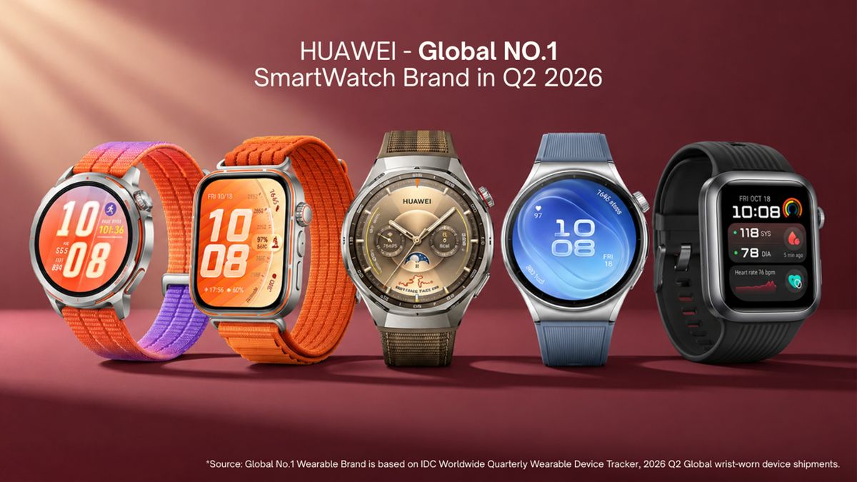 HUAWEI Sebagai Lini Smartwatch No. 1 Dunia untuk Kesehatan &amp; Olahraga