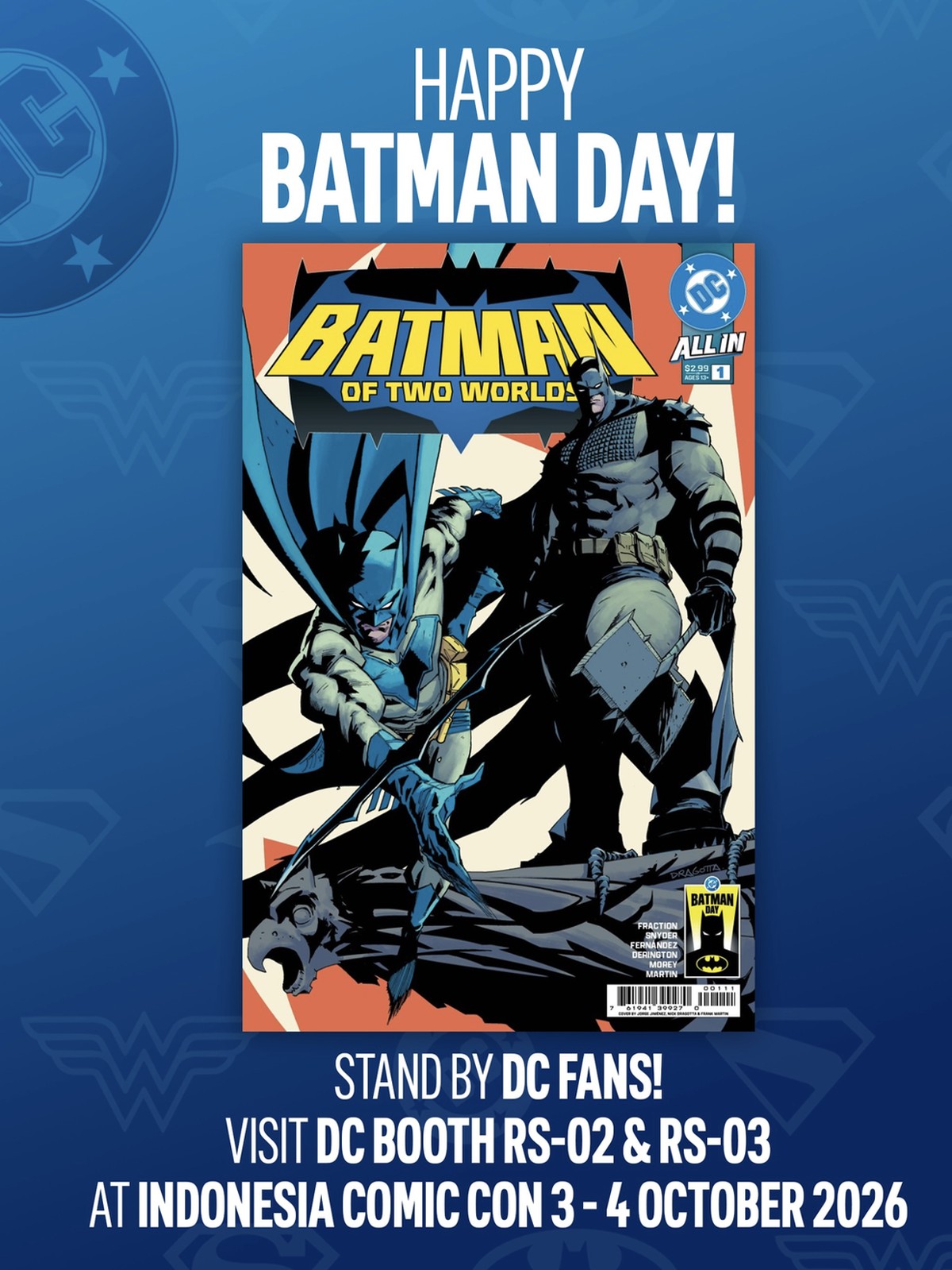 Spesial! 1.000 Komik Batman Ramaikan Indonesia Comic Con 2026